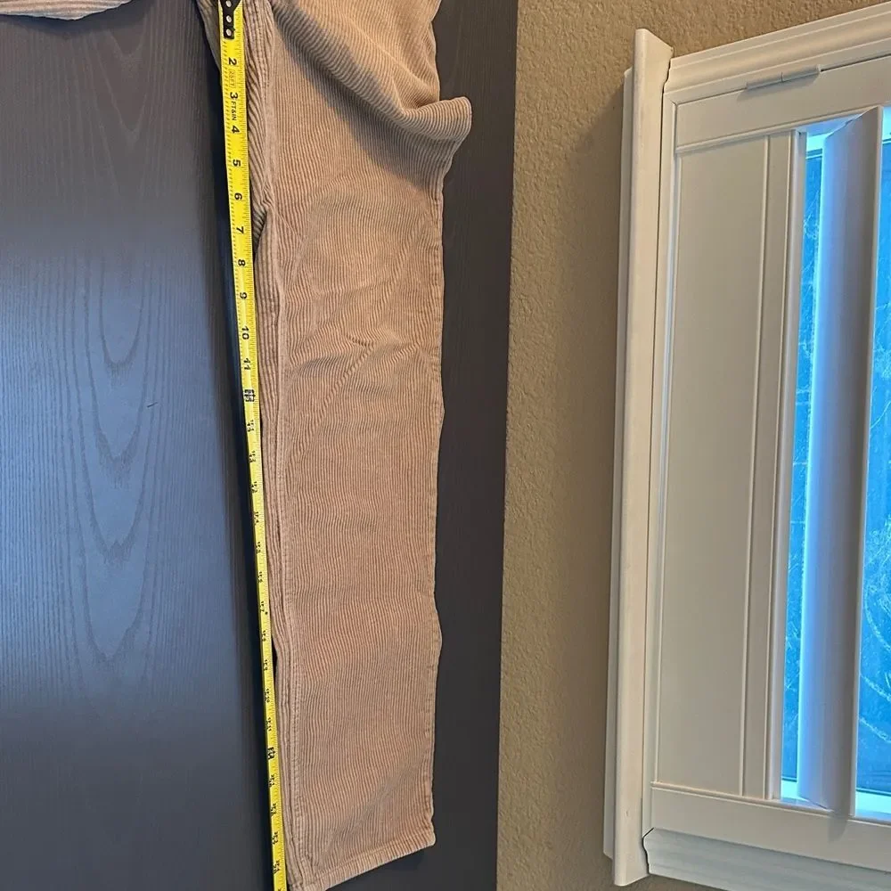 Empyre Tori Tan Corduroy Straight Leg Pants Size 0 - Picture 7 of 8